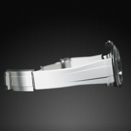 Каучуковый ремешок для Milgaus 40 мм. Оригинальная застежка Rolex (не включена в комплект). Цвет: Solid: Arctic White