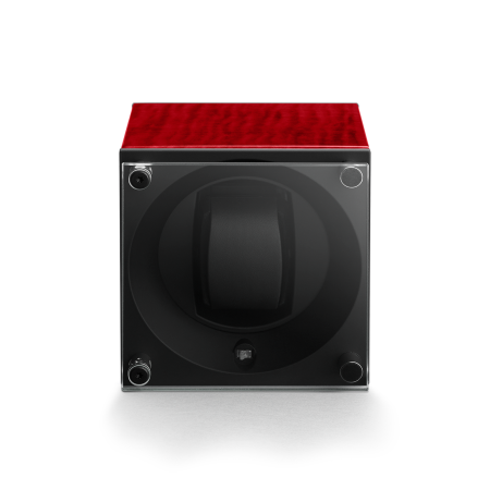 Шкатулка для хранения часов Masterbox. Материал: Дерево; Цвет: RED SYCAMORE; Ячейки: 1 шт.; Держатель: стандартный; Защитный экран: ДА