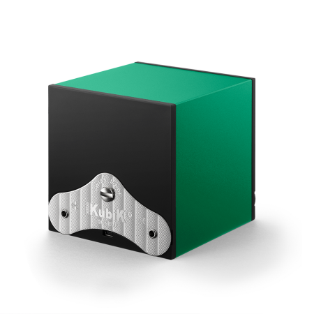 Шкатулка для хранения часов Masterbox. Материал: Алюминий; Цвет: Green; Ячейки: 1 шт.; Держатель: маленький; Защитный экран: ДА.