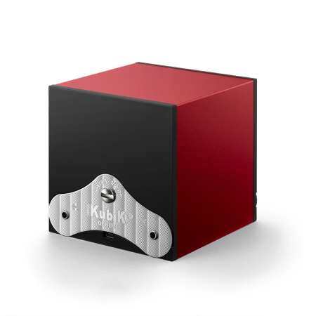 Шкатулка для хранения часов Masterbox. Материал: Алюминий; Цвет: Red; Ячейки: 1 шт.; Держатель: маленький; Защитный экран: НЕТ