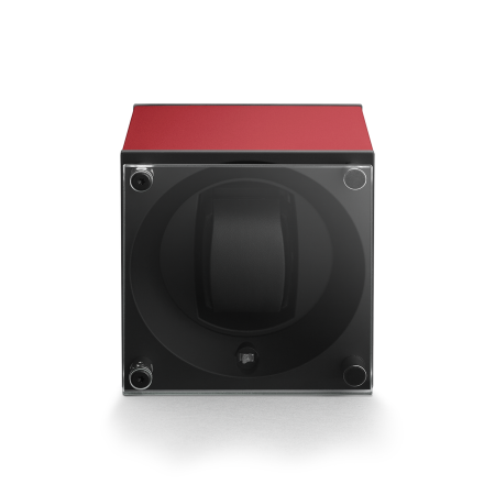 Шкатулка для хранения часов Masterbox. Материал: Алюминий; Цвет: Red; Ячейки: 1 шт.; Держатель: стандартный; Защитный экран: ДА.