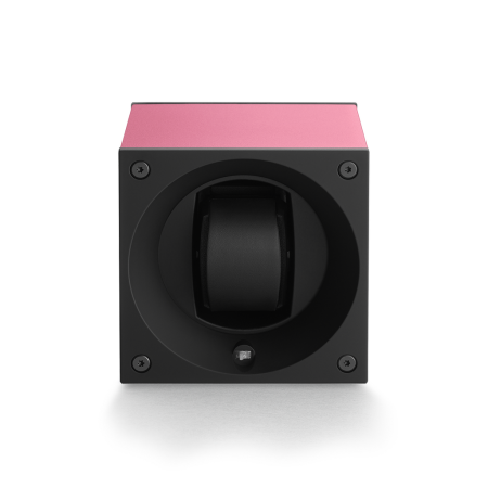 Шкатулка для хранения часов Masterbox. Материал: Алюминий; Цвет: Pink; Ячейки: 1 шт.; Держатель: маленький; Защитный экран: НЕТ