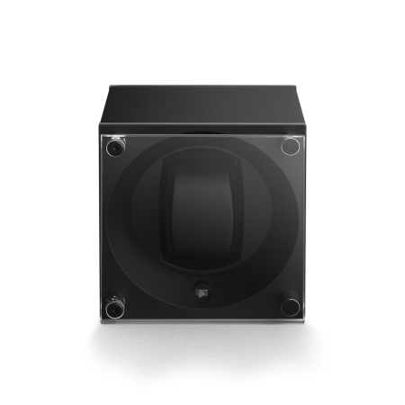 Шкатулка для хранения часов Masterbox. Материал: Алюминий; Цвет: Black; Ячейки: 1 шт.; Держатель: стандартный; Защитный экран: ДА.