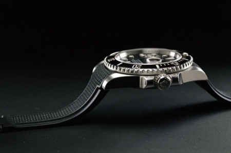 Каучуковый ремешок для Oyster Perpetual 39 мм. Для оригинальной застежки Rolex. Цвет: SwimSkin® Ballistic: Jet Black Ballistic. Размер: XL